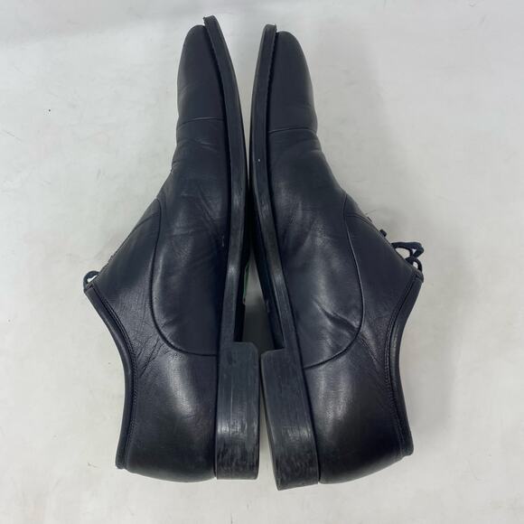 Magnanni Oxford Men\'s Black Leather Shoes Size 11
